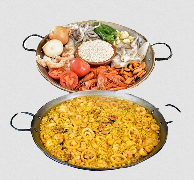 PAELLA CIEGA DE MARISCO
